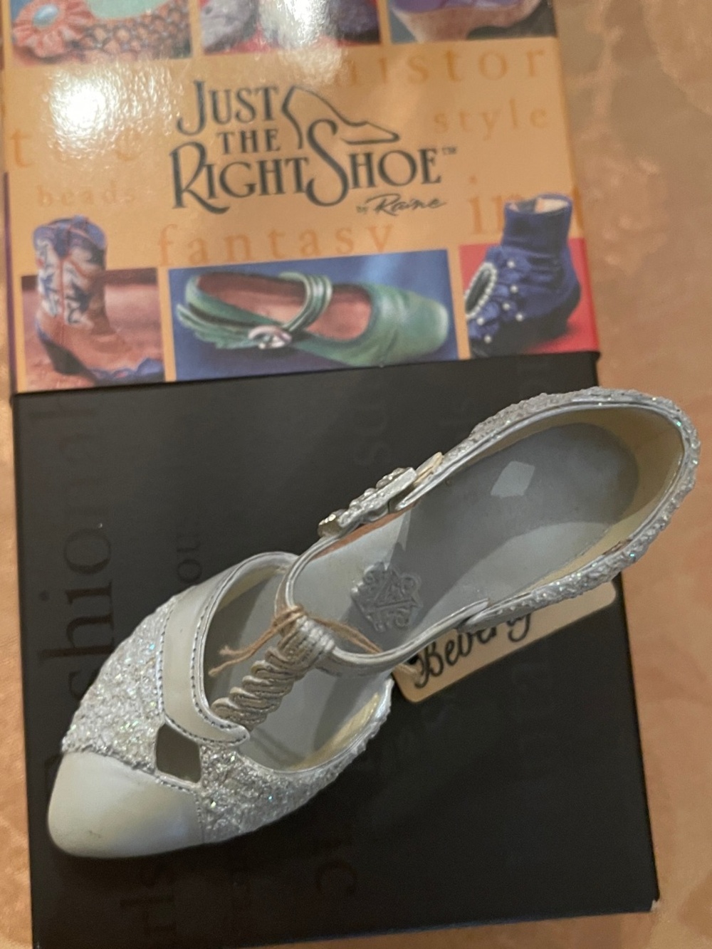 Something Blue Circa 1920 Mini Shoe Wedding Slipper